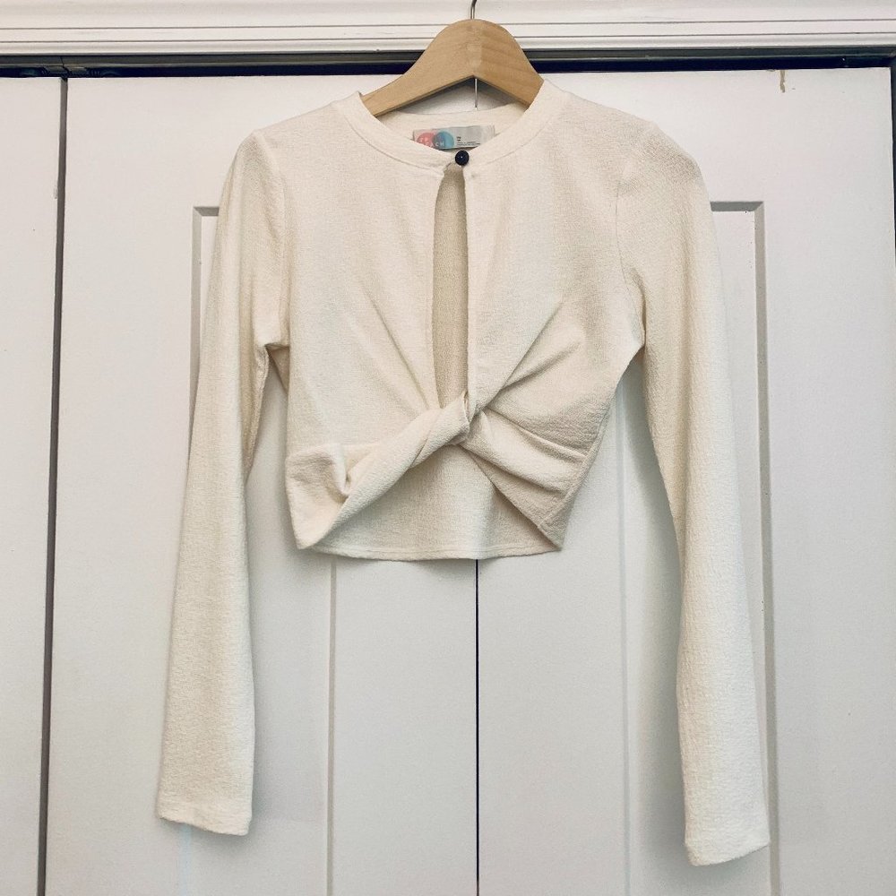 Free People FP Beach Twist Front Crop Top